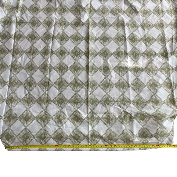 2 Twin fitted sheets + 2 pillowcases set | green diamond pattern - Picture 6 of 6